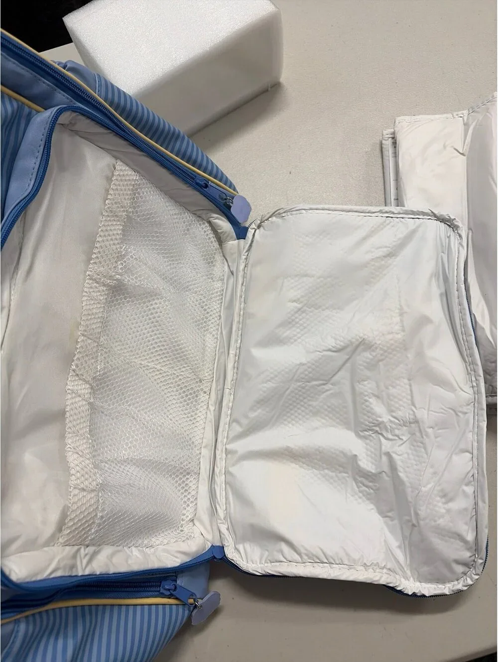 Carter’s NWT Construction Ahead Travel Diaper Bag With Changing Pad Baby Boy
